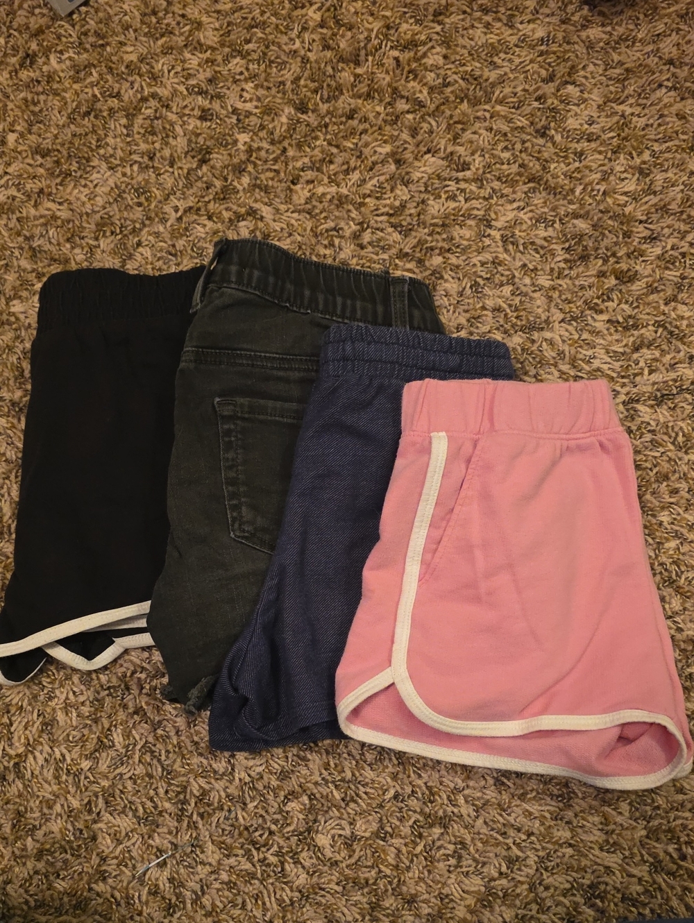 Girls Shorts Lot, Size 8 - Various Brands (SO, Wonder Nation & Carters)